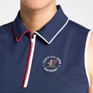 2025 U.S. Open Walter Hagen Women's Sleeveless Golf Polo - M